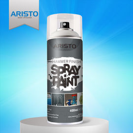 Hammer Finish Acrylic Spray Paint Silver / Black / Blue Colors Aristo Liquid Coating